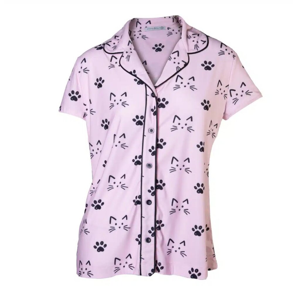 Amanda Blu- Whiskers PJ Top